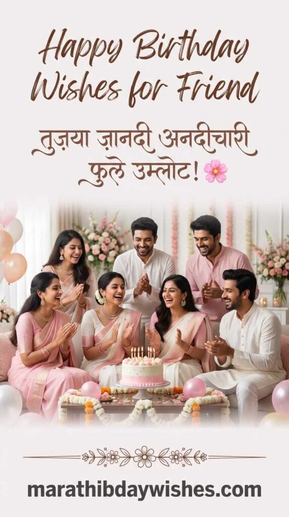 Birthday wishes for friend in marathi