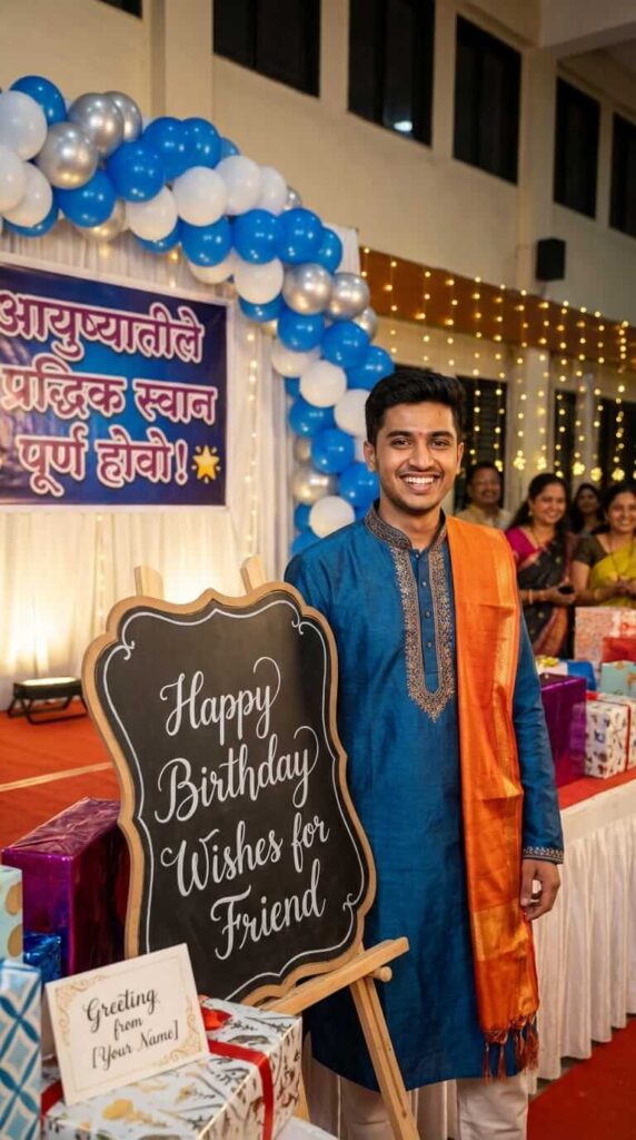 Birthday wishes for friend in marathi