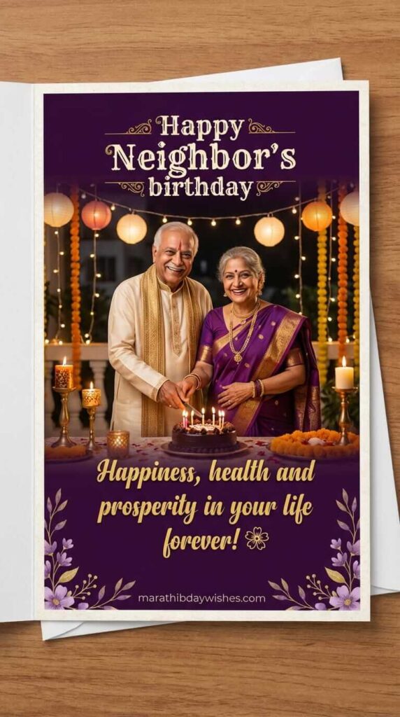 Birthday wishes for neighbour in marathi