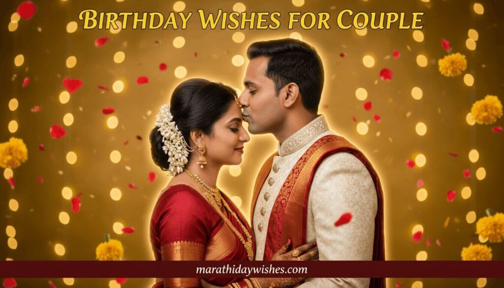 Birthday Wishes for couple in Marathi