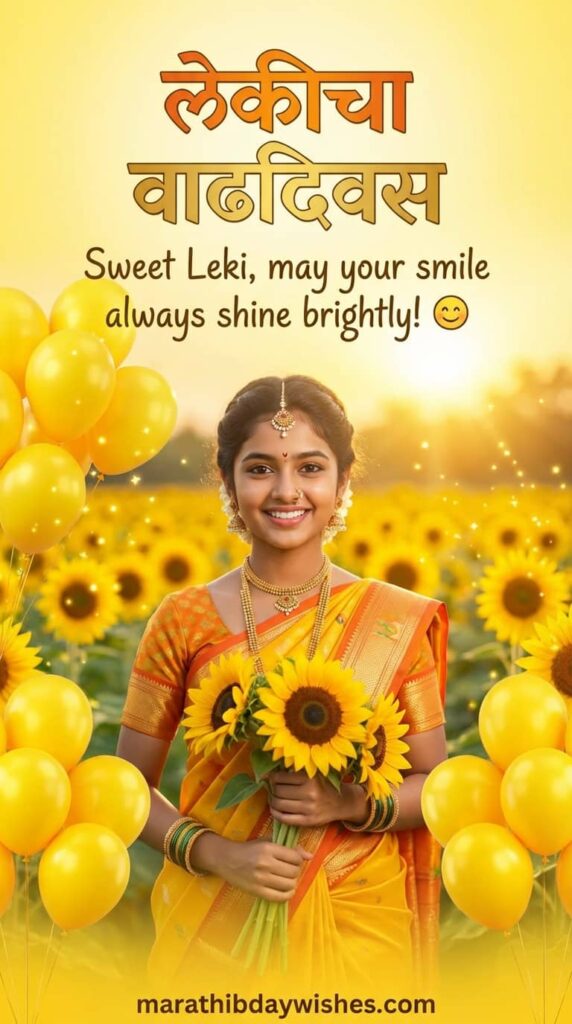 Birthday wishes for daughter in marathi