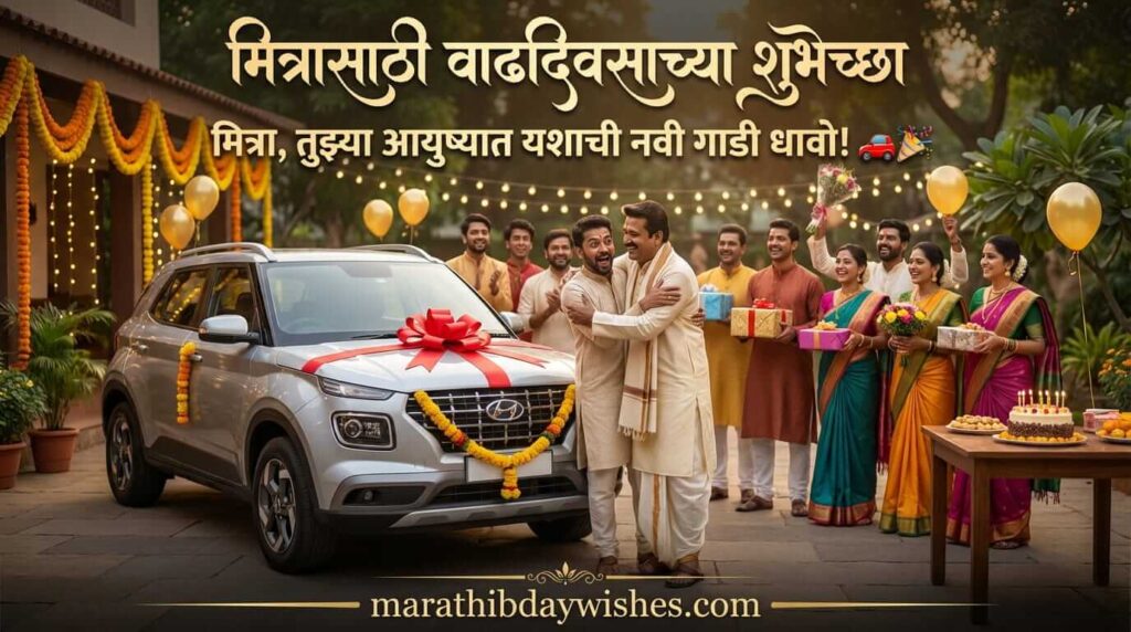 Birthday wishes for friend in marathi
