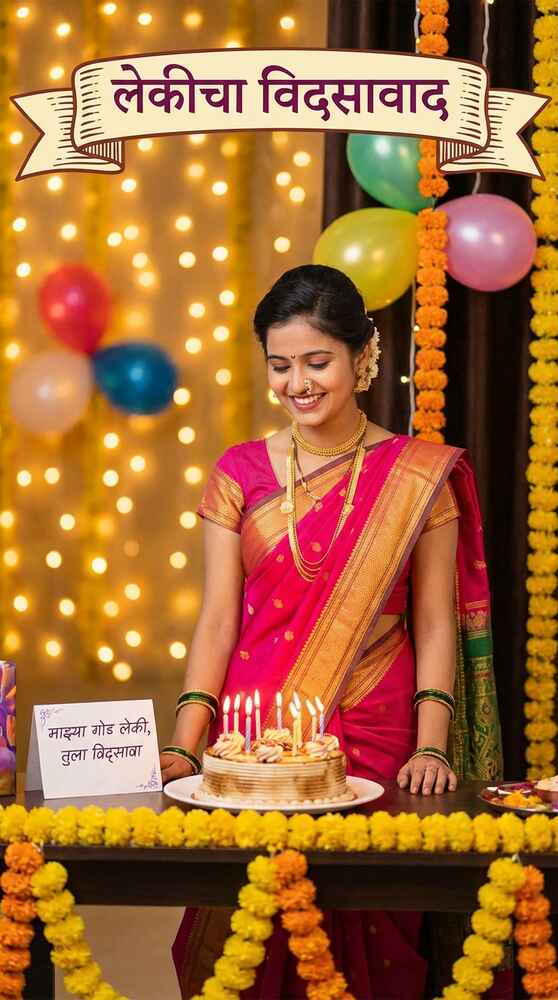 Birthday wishes for daughter in marathi