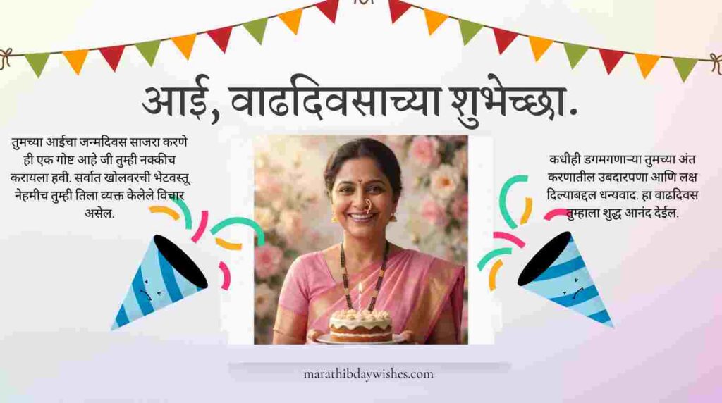 Birthday Wishes for Mom in Marathi