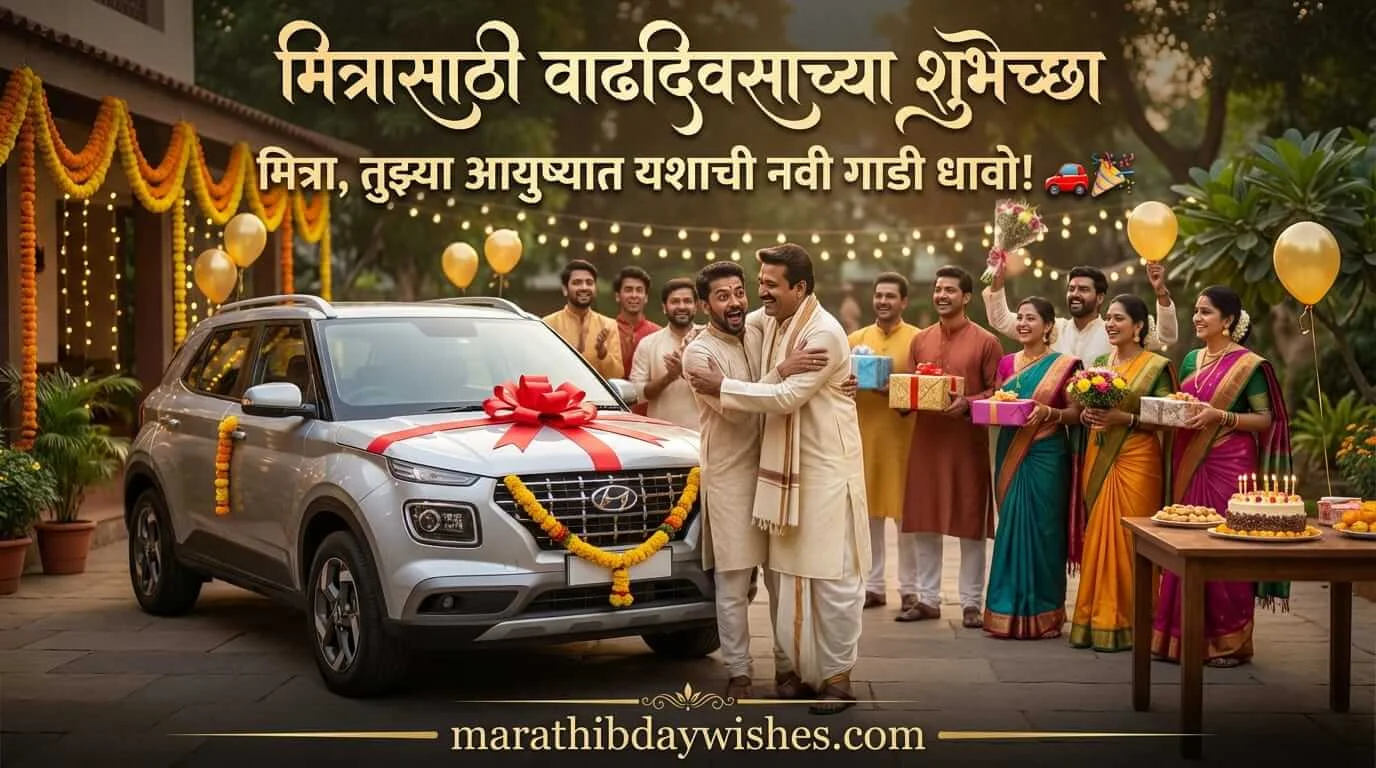 Birthday wishes for friend in marathi​
